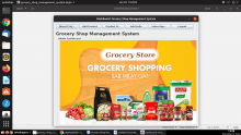 Java and MySQL Project on Grocery Shop Management System
