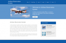 Python, Django and MySQL Project on Airlines Reservation System