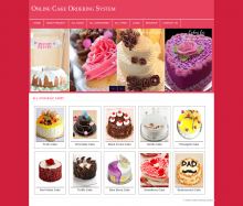 PHP and MySQL Project on Online Cake Ordering System PHP and MySQL Project on Online Cake Ordering System