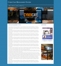 PHP and MySQL Project on Cyber Cafe Management System