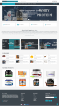 Python, Django and MySQL Project on Online Health Supplement Store