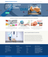 Python, Django and Machine Learning Project on Diabetes Prediction System With Multiple Algorithm