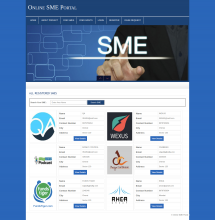 PHP and MySQL Project on Online SME Portal