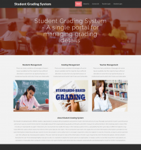 PHP and MySQL Project on Student Grading System PHP and MySQL Project on Student Grading System