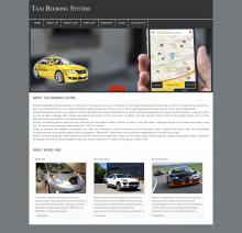 PHP and MySQL Project on Taxi Booking System