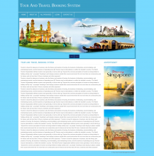 PHP and MySQL Project on Tour And Travel Booking System PHP and MySQL Project on Tour And Travel Booking System