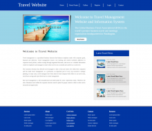 HTML, CSS and JavaScript Project on Travel System