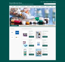 C#, ASP and MySQL Project on Online Medicine Store