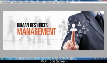 C# and MySQL Windows Application Project on Human Resource Management System
