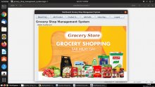Java and MySQL Project on Grocery Shop Management System