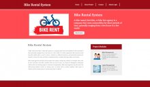 Python Django and MySQL Project on Bike Rental System