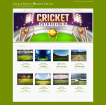 Java, JSP and MySQL Project on Cricket Ground Booking System