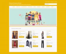 C#, ASP and MySQL Project on Online Fashion Store