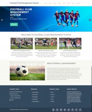 PHP and MySQL Project on Football Club Management System