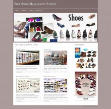 PHP and MySQL Project on Shoe Store Management System