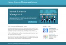 Python, Django and MySQL Project on Human Resource Management System