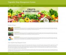 Python, Django and MySQL Project on Vegetable Shop Management System