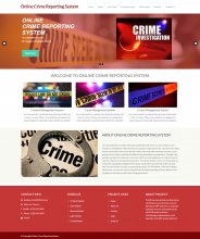 Python Django and MySQL Project on Online Crime Reporting System