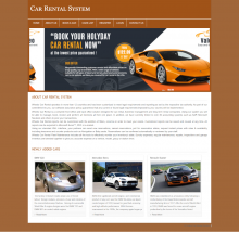 PHP and MySQL Project on Car Rental System
