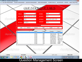 Examination Management System Project in Visual Basic and MS-Access Database
