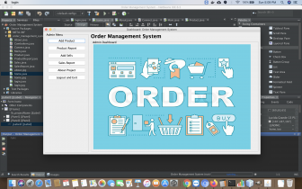 Java and MySQL Project on Order Management System