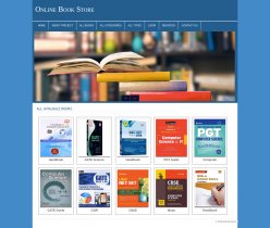 PHP and MySQL Mini Project on Online Book Store