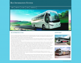 PHP and MySQL Project on Bus Information System