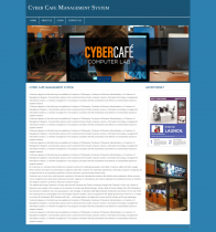 PHP and MySQL Project on Cyber Cafe Management System
