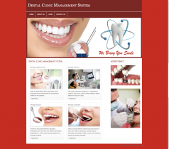 PHP and MySQL Project on Dental Clinic Management System