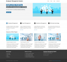 PHP and Mongo NoSQL Project On Employee Management System 