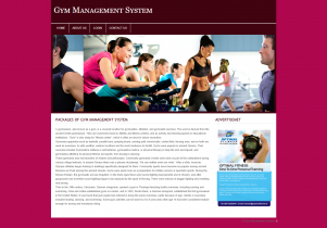 PHP and MySQL Project on Gym Management System