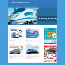 PHP and MySQL Project on Train Ticket Booking System