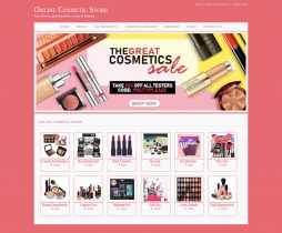 Java, JSP and MySQL Project on Online Cosmetic Store