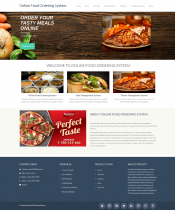 PHP and MySQL Project on Food Ordering System