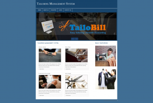 PHP and MySQL Project on Tailoring Management System
