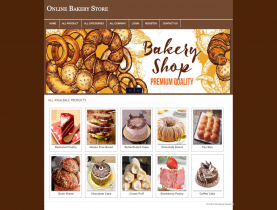 PHP and MySQL Project on Online Bakery Shop