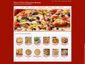 Java, JSP and MySQL Project on Online Pizza Ordering System