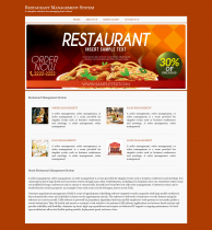 C#, ASP and MySQL Project on Restaurant Management System