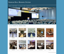 PHP and MySQL Project on Seminar Hall Booking System