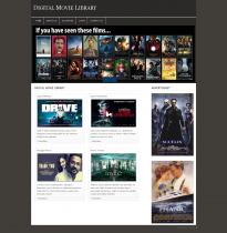PHP and MySQL Project on Digital Movie Library
