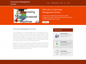 Python, Django and MySQL Project on University Management System