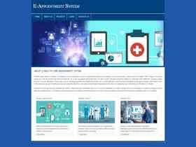 PHP and MySQL Project on E-Appointment System
