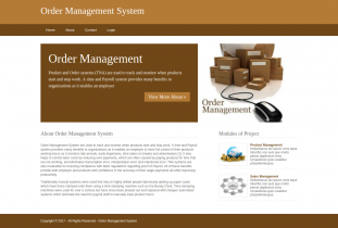 Python, Django and MySQL Project on Order Management System