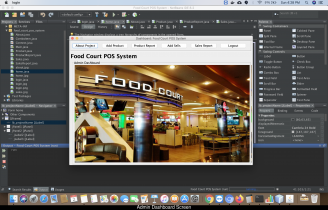 Java and MySQL Project on Food Court POS System