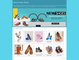 PHP and MySQL Mini Project on Online Shoe Store
