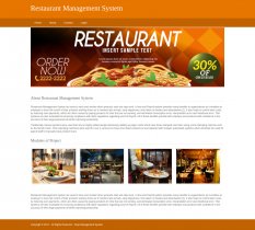 Python, Django and MySQL Project on Restaurant Management System