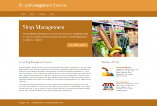 Python, Django and MySQL Project on Shop Management System