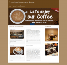 PHP and MySQL Project on Coffee Shop Management System